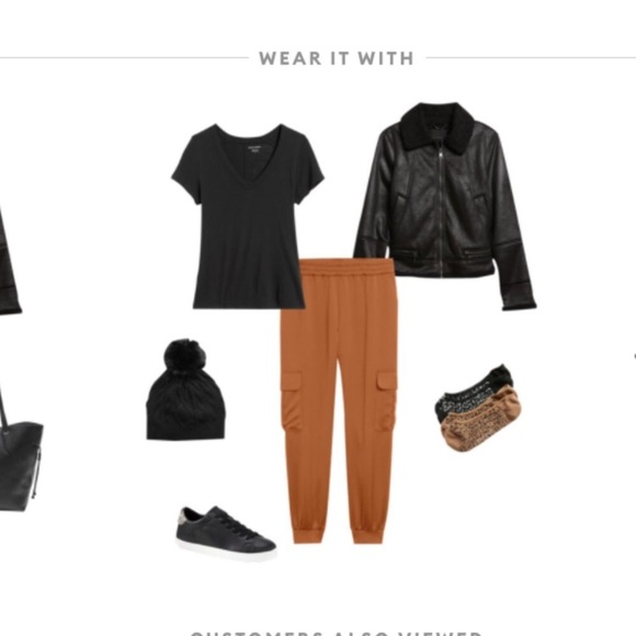 Banana Republic Black Faux Shearling Leather coat - Picture 3 of 8